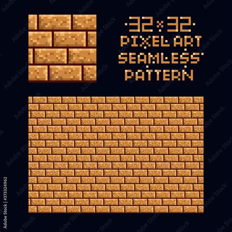 Pixel Art Vector Illustration X Seamless Sprite Pattern Texture Hot Sex Picture