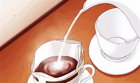 Coffee Shop Anime Cafe Aesthetic Gif