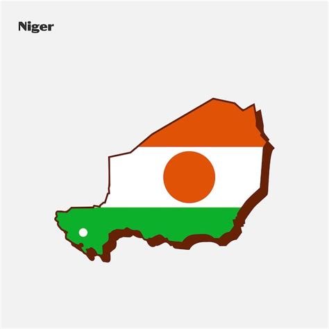 Premium Vector Niger Nation Flag Map Infographic