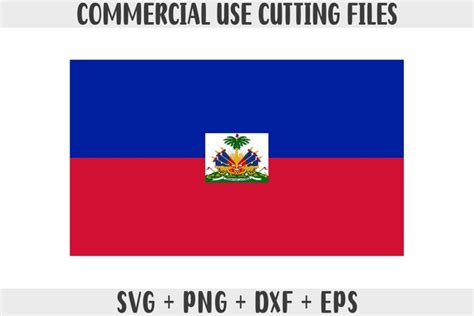 Haiti Flag Svg Original Colors Cut Files For Cricut