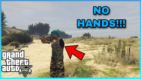 HOW TO GET INVISIBLE ARMS IN GTA 5 ONLINE EASY YouTube