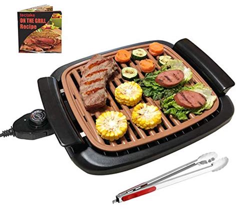 Nonstick Electric Indoor Smokeless Grill Portable Bbq Grills With Recipes Fast Heating