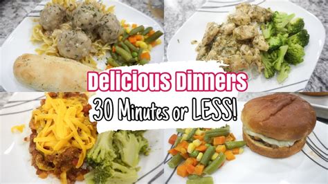 5 Dinner Recipes In 30 Minutes OR LESS The BEST QUICK EASY Dinner