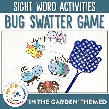 High Frequency Word Bug Swatter Game By Ridgy Didge Resources Tpt