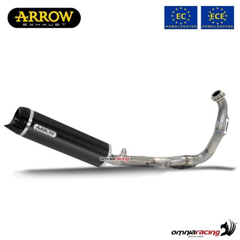 Arrow Thunder Full System Exhaust Approved In Dark Aluminum For