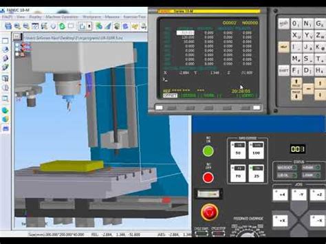 Swansoft Cnc Simulator Control Fanuc M Youtube