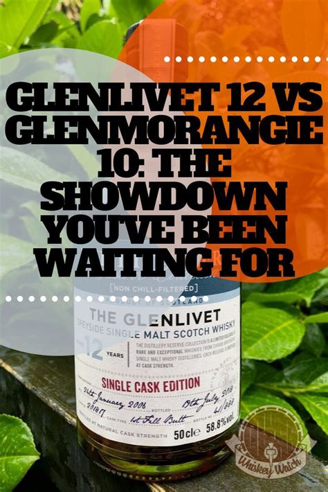 Glenlivet 12 Vs Glenmorangie 10 The Ultimate Scotch Whisky Showdown