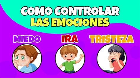 Definitivo Saliente Horror como controlar las emociones para niños