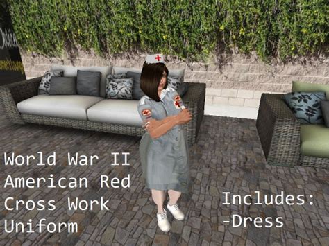 Second Life Marketplace - American Red Cross Nurse Work Uniform