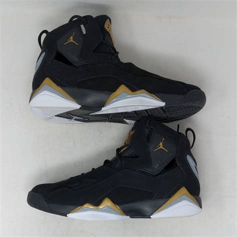 Jordan Brand Jordan True Flight Black Metallic Gold Grailed