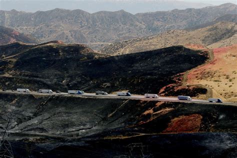 Crews Battle Route Fire Burning Near Castaic 98 Contained