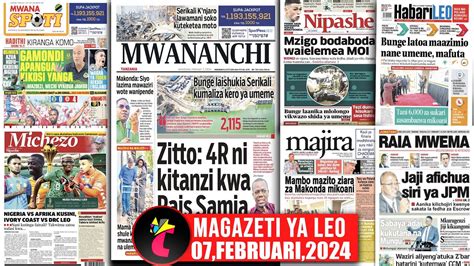 Magazeti Ya Leo Mambo Mazito Ziara Ya Makonda Mikoani Gamondi