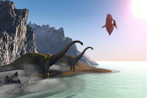 Prehistoric World Painting By Corey Ford Pixels