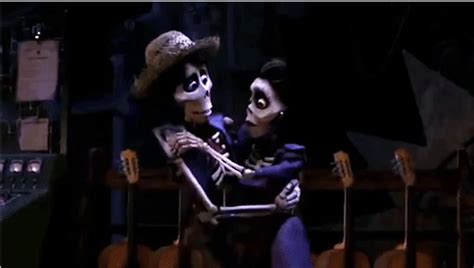 Hector And Imeldas Romantic Embrace In Their Arms From Coco Disney Animated Films Disney