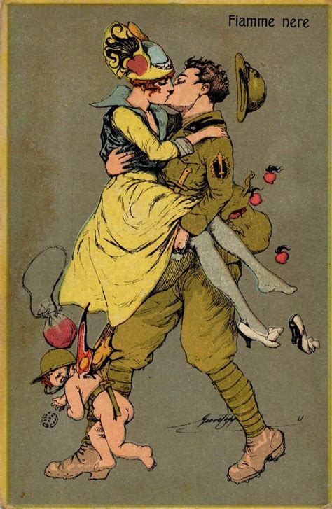 WW1 Arditi Black Tabs Post Card Vintage Postcard Vintage Italian