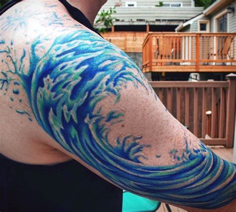 Wave Tattoos Designs Ideas And Meaning Tattoos For You