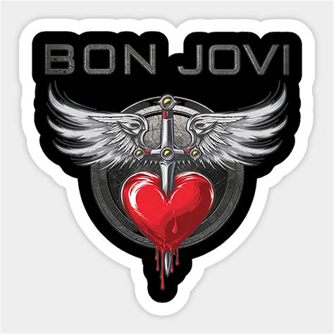 Bon Jovi Logo Sticker