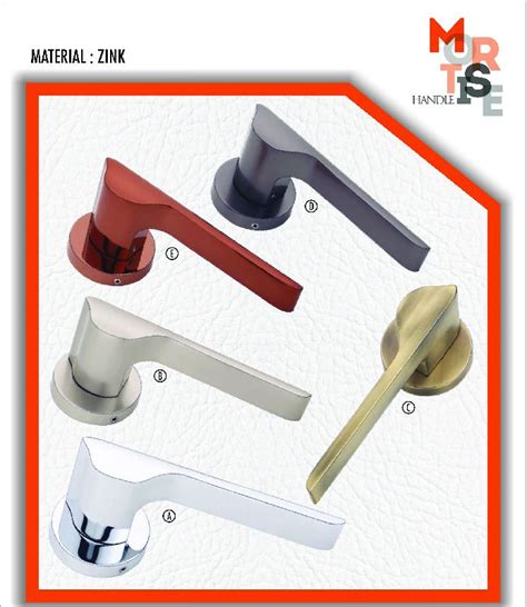 M 1013 Zink Rose Mortise Door Handles Feature Durable Fine Finished Perfect Strength Rust