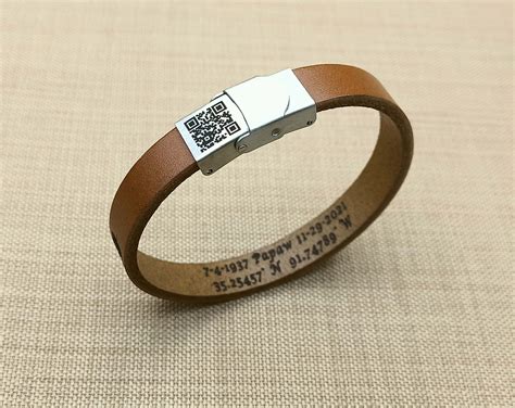 Personalized Soundwave QR Code Bracelet Voice Recording Etsy