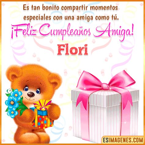 Feliz Cumplea Os Amiga Flori