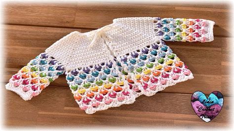 Brassière Arc en Ciel Crochet bébé Lidia Crochet Tricot YouTube