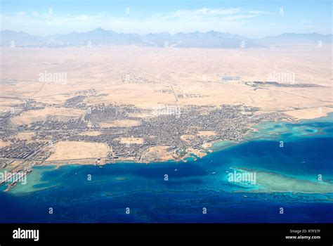 Aerial View Hurghada Red Sea Governorate Egypt Stock Photo Alamy