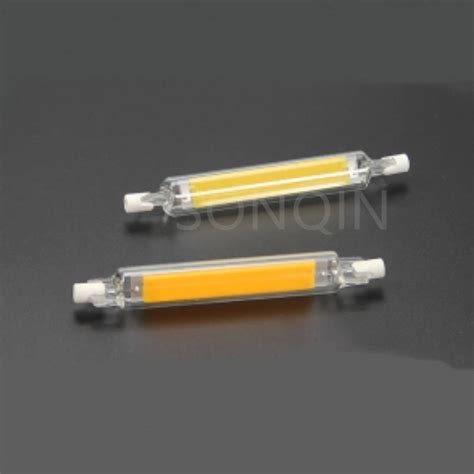 Super Bright Led R7s Cob Glass Tube 15w 20w 30w 40w 78mm 118mm J78 J118