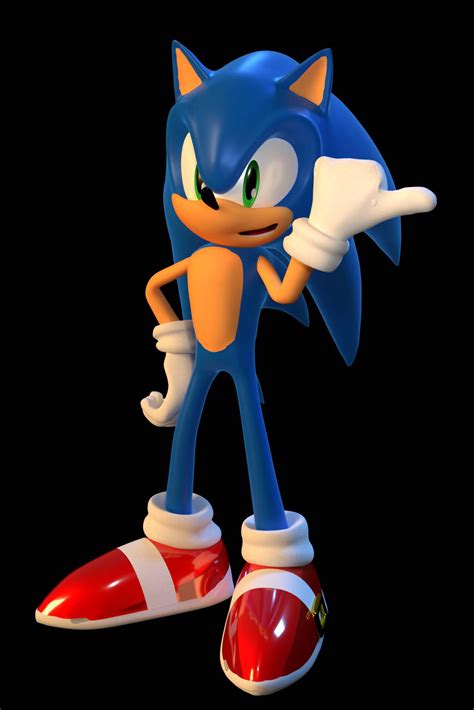 Sonic (06 Model) Render by XTHHedgehog on DeviantArt