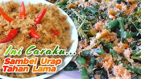 Resep Urap Sayur Enak Segar Tidak Mudah Basi TANPA PENGAWET Bumbu