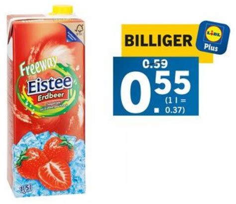 Freeway Eistee Erdbeer Mango Online Von Lidl Sterreich Wogibtswas At