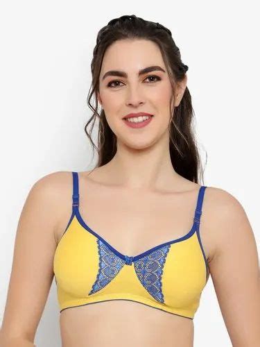 Cotton Seamless Women Designer Non Padded Bra Embroidered At Rs 70