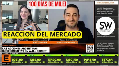 🎤 Reacción Del Mercado A Los Primeros 100 Dias De Milei📣 Al30 Gd30