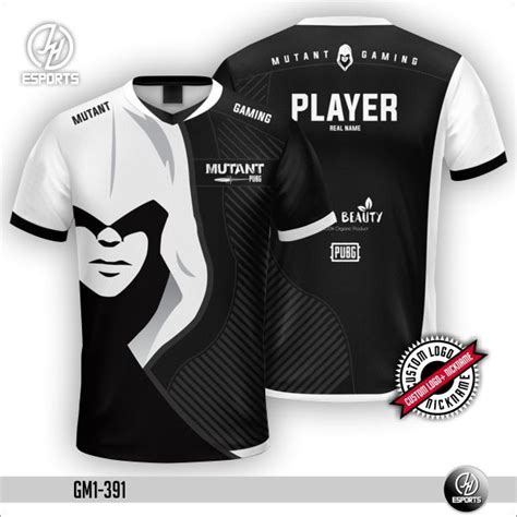 Baju Game Jersey Gaming Free Fire Pubg Mobile Legend Terbaru Printing