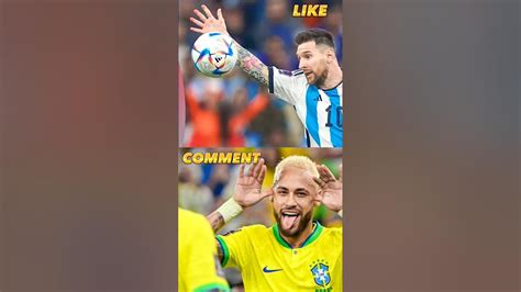 Lionel Messi Vs Neymar Jr 🇦🇷⚽🇧🇷 Youtube