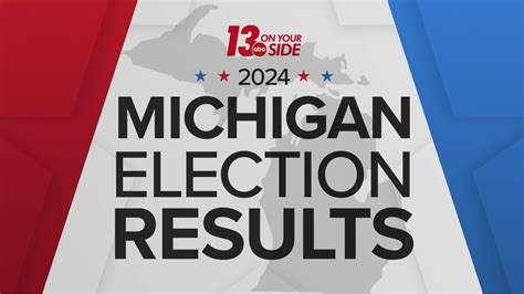 2024 Presidential Election Results Map From Michigan Counties