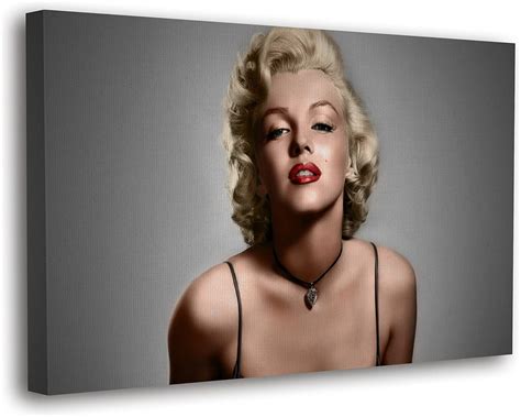 Amazon Spiritualhands Marilyn Monroe Canvas Wall Art Poster