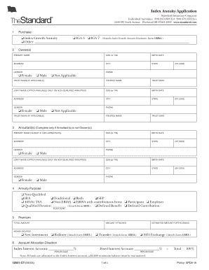 Fillable Online Purchase Index Growth Annuity Iga Iga Attach