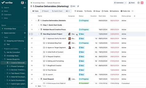 Editing Data From Table View Wrike Help Center