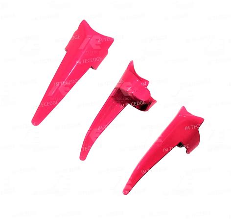 Hot Pink 1pcs Metal Parting Finger Tip Ring Hair Sectioning Comb Hair