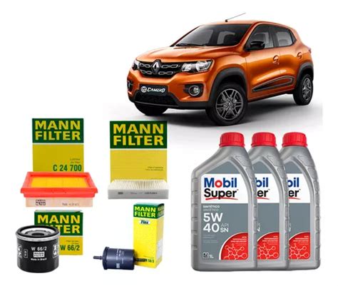 Kit Troca Óleo 5w40 Renault Kwid 1 0 2017 2018 2019 2020 Parcelamento