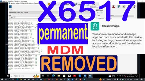 INFINIX X6517 HOW TO REMOVE MDM PERMANENT YouTube