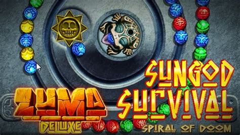 Zuma Deluxe PC Gauntlet Survival Spiral Of Doom Getting Sungod