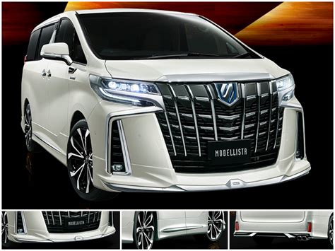 Modellista Aeor Kit For Toyota Alphard Vellfire