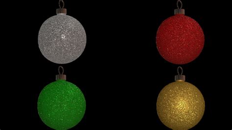 Rotating Christmas Ornaments Motion Graphics Videohive