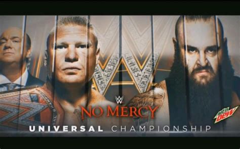 No Mercy 2017 09 24 Brock Lesnar vs Braun Strowman 环球冠军赛