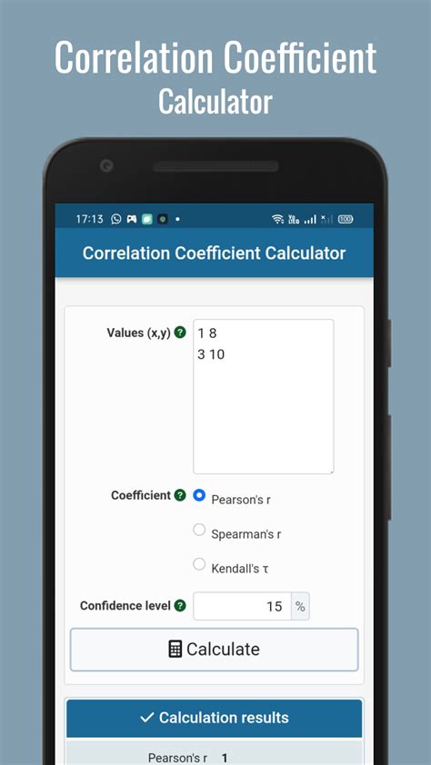 Correlation Coefficient Calculatoramazondeappstore For Android