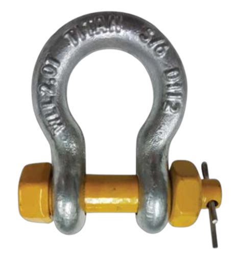 Grade S Bow Shackle Safety Pin Hoisting Equipment Specialists