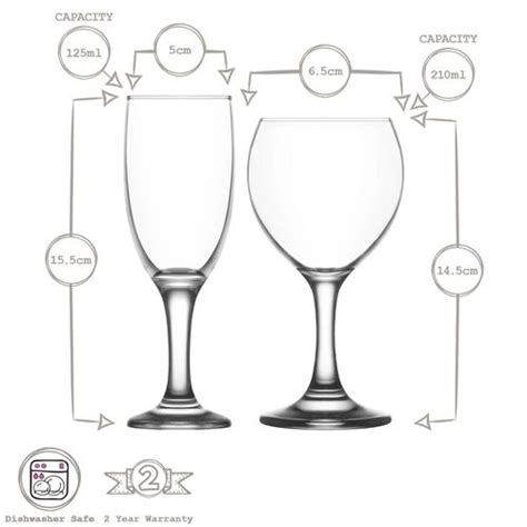 Misket Wine Glasses And Champagne Flutes 12pc Set Bunnings Australia