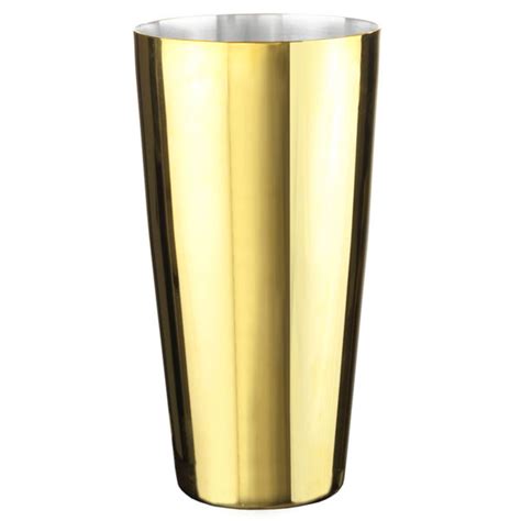 Urban Bar Gold Plated Boston Shaker Boston Cocktail Shaker Bar Shakers Buy At Drinkstuff