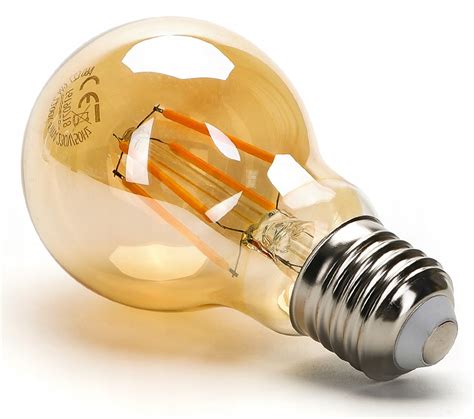 ŻarÓwka Led E27 6w Filament Retro Ozdobna Amber Aigo • Cena Opinie